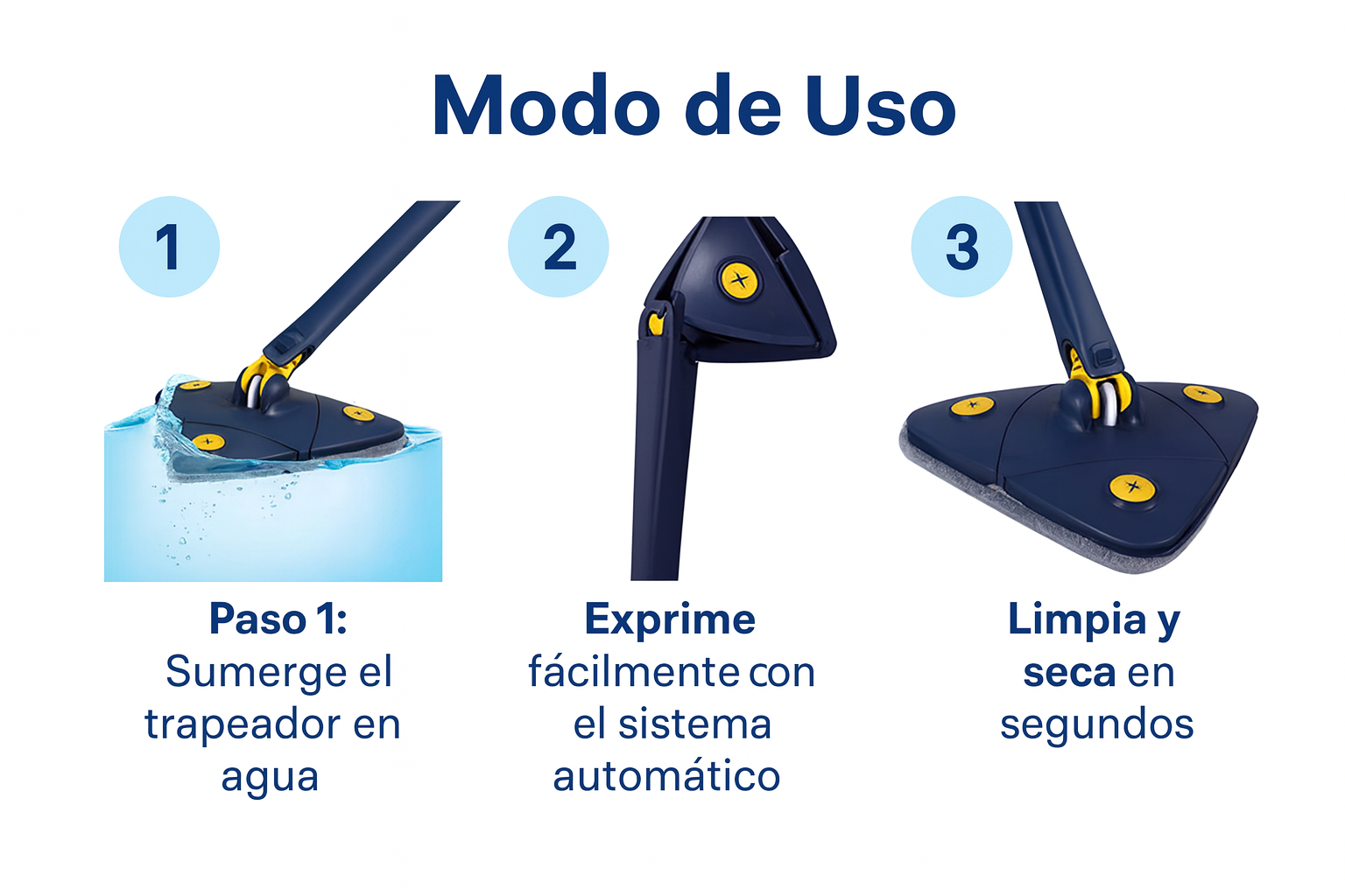 Trapeador Triangular Magico
