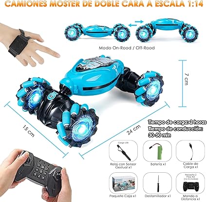 CARRO STUNT CON MANILLA SENSOR